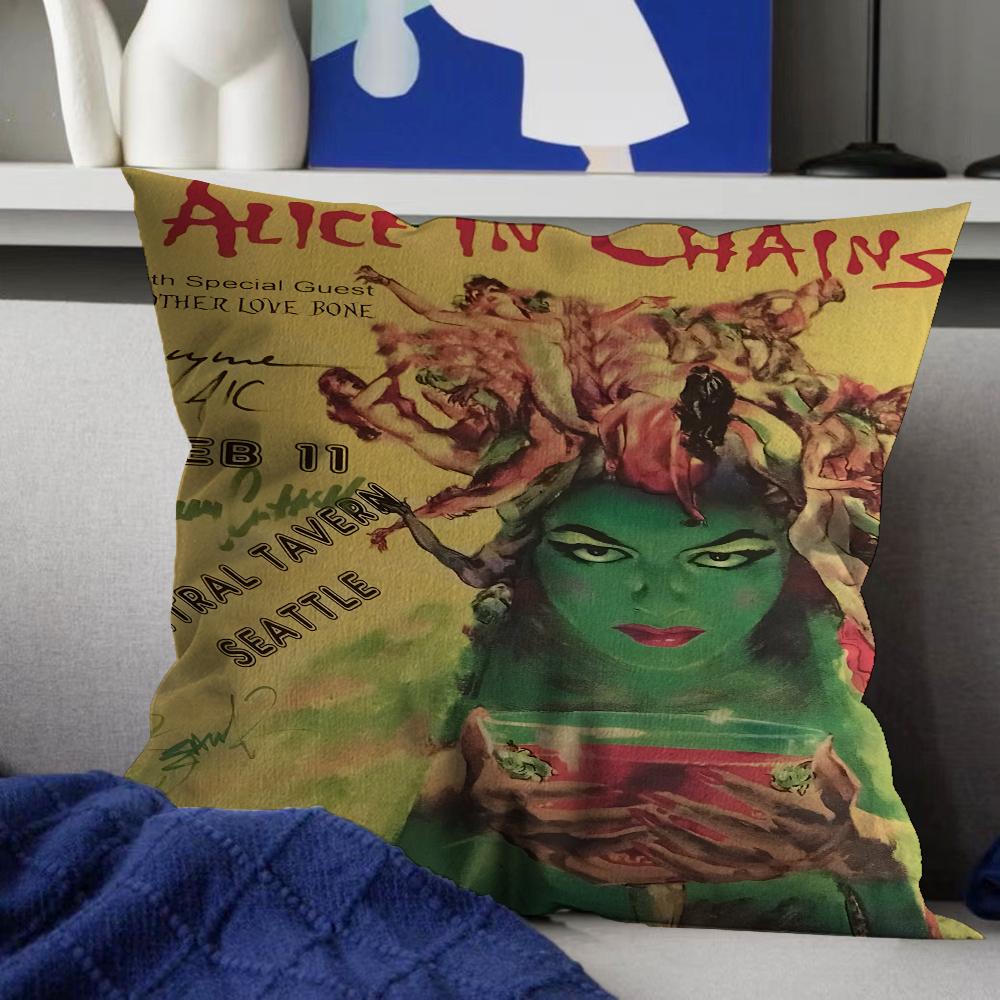 Чехол на подушку Alice In Chains для спальни, комнаты и дивана в гостиной, декоративный чехол для подушки