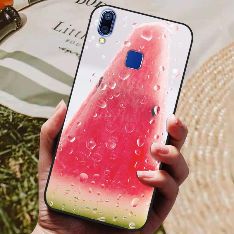 Для чехла Vivo Y93 Lite Чехол Силиконовый Мультяшный Расписной Мягкий ТПУ Задняя Крышка Для Vivo Y91 Y95 Y93 Lite Чехол Y 91 Чехлы для Телефона Capas
