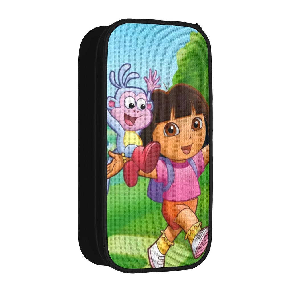 Doraa-Explorers Cartoon Pencil Cases Lovely Pen Box Bags Student Large Storage Students School Gifts Pencilcases