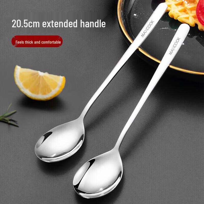 MAXCOOK 316L Stainless Steel Soup Spoon Set