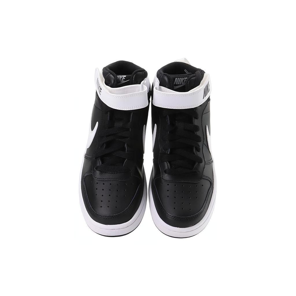 Nike Court Borough Mid 2 'Black White' GS CD7782-010