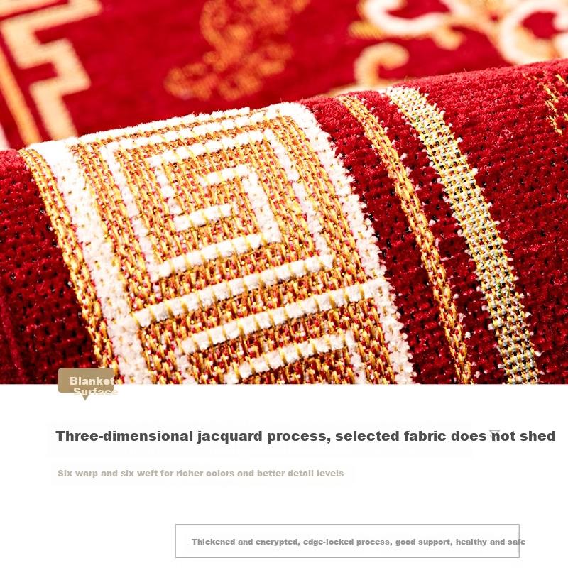 Qiqijia Entrance Door Mat, Home Red Carpet Doormat, Entryway Foot Mat, Foyer Mat, Non-Slip Mat for Living Room