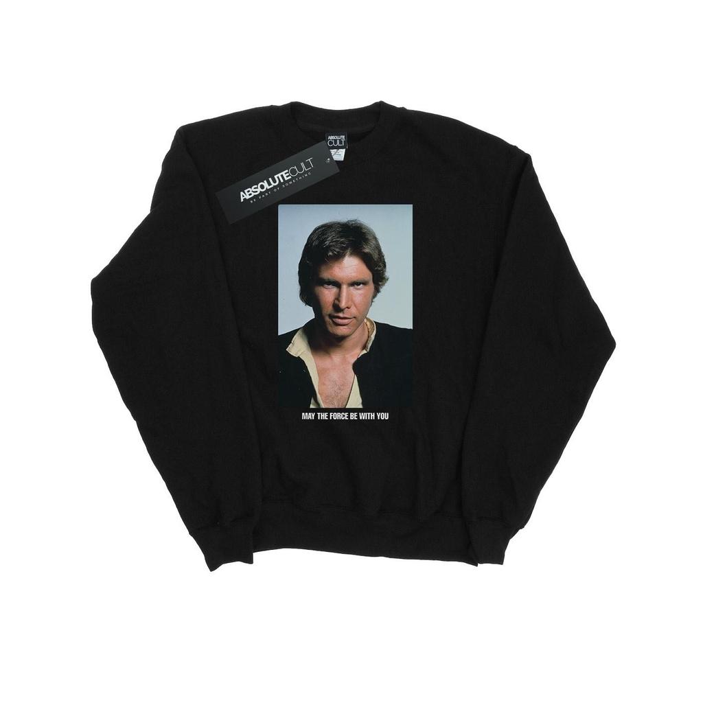 Star Wars Mens Han Solo May The Force Sweatshirt