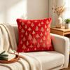 Soft Cushion Cover Nordic Golden Embroidery Pillowcase Decorative Pillow Cover  Living Room