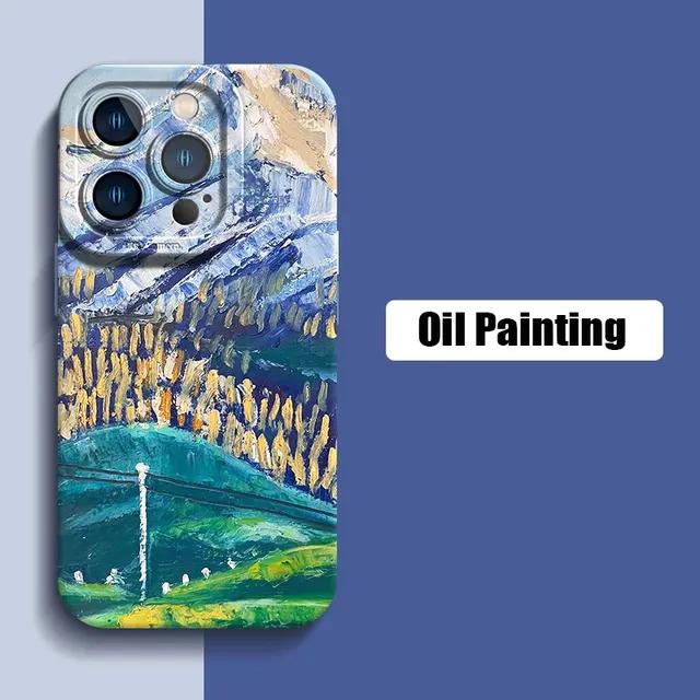 Чехол для телефона с изображением розового вишни Ван-Гога для iPhone 15 14 13 11 12 Pro Mini XR X XS Max 8 7 Plus