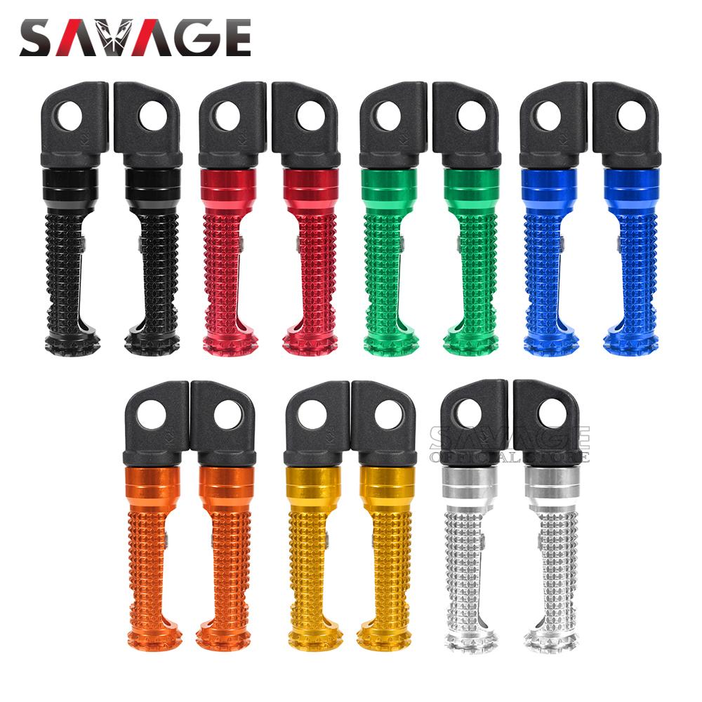 Передние Подножки Педали Для KAWASAKI Z900 Z750 Z650 Z300 Z250 Z125 VERSYS 650 1000 X300 NINJA 250 300 ZX14R Подножка Водителя