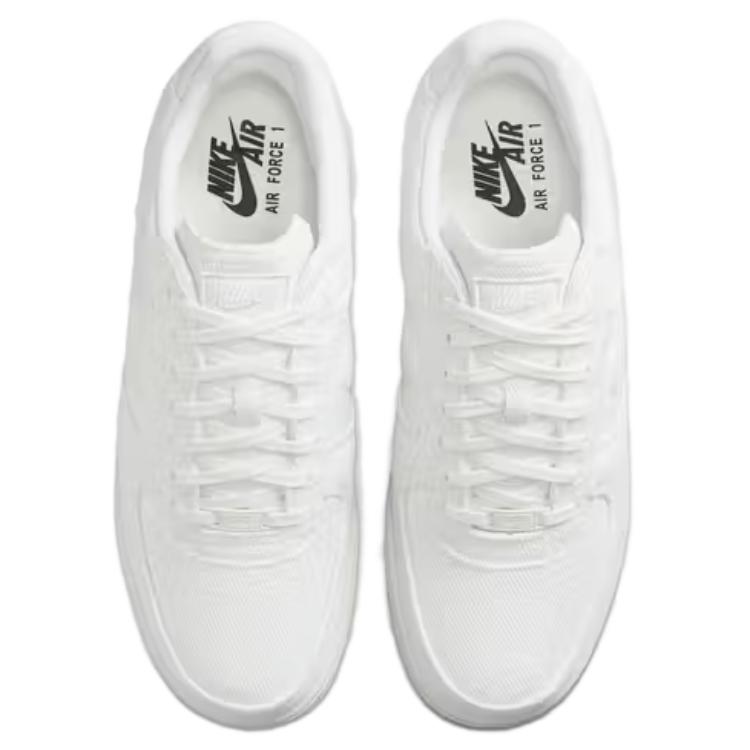 Nike Air Force 1 Low Canvas Summit White Light Orewood Brown Sneakers HV1204-100