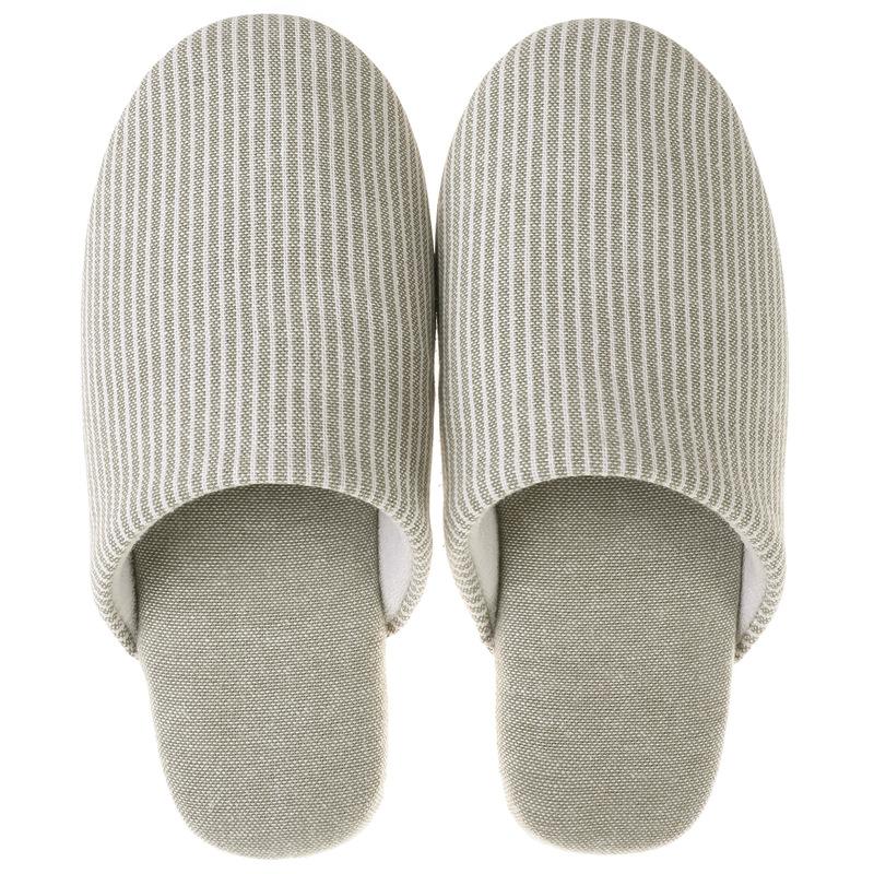 Модные бесшумные тапочки в японском стиле для женщин и мужчин, домашние хлопковые тапочки из дышащей ткани, парная обувь на весну-лето, женские шлепанцы на замшевой подошве