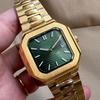 Мужские золотые автоматические механические часы Patek Philippe Nautilus 5821 с большим циферблатом и календарем.
