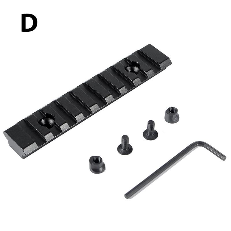 F016 Нейтральный Keymod Металлическая направляющая полоса Охотничий тактический алюминиевый слот