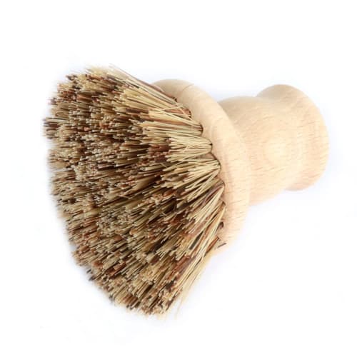 Redecker Wooden Kitchen Brush, Hard, Plant Fiber Mix, Brown