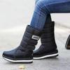 Женские высокие зимние ботинки, теплые хлопковые ботинки из бархата, мужские черные камуфляжные ботинки большого размера 36-47, холодные ботинки
