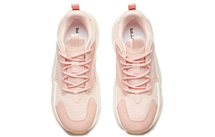 Women's Sneakers Anta Lightweight Low top Running Shoes Women's Pink White Girly