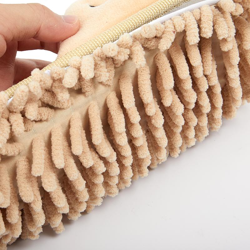 Унисекс, тапочки из микрофибры для чистки пола, тапочки для ленивой швабры с мультяшной собакой