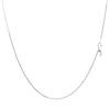 [Lala Christie] Platinum Chain Necklace Pt850 Venetian Width 0.95mm Approx. 4.09g Maximum 45cm Adjustable Length Lc97-0060