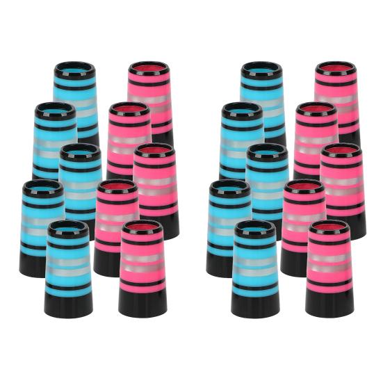 1/10 шт. Наконечники для клюшек для гольфа с цветными полосками для клюшек для гольфа с коническим наконечником 0,35 дюйма