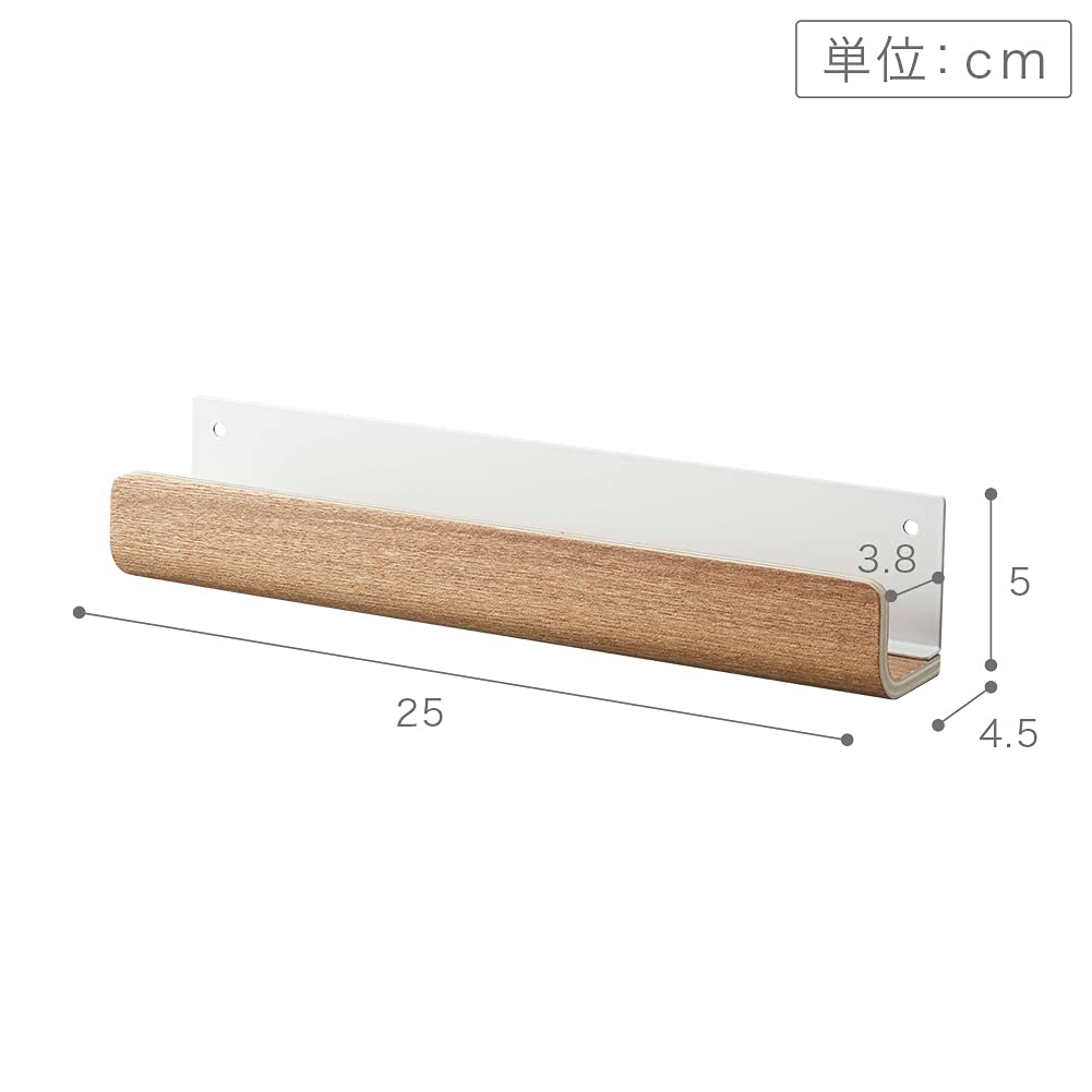 Yamazaki Jitsugyo God Bill Holder Pin for Plaster Board and Wood Screws Natural Approximately W25 X X H5 Cm RIN Simple Shinto Altar Bill Holder Hamaya
