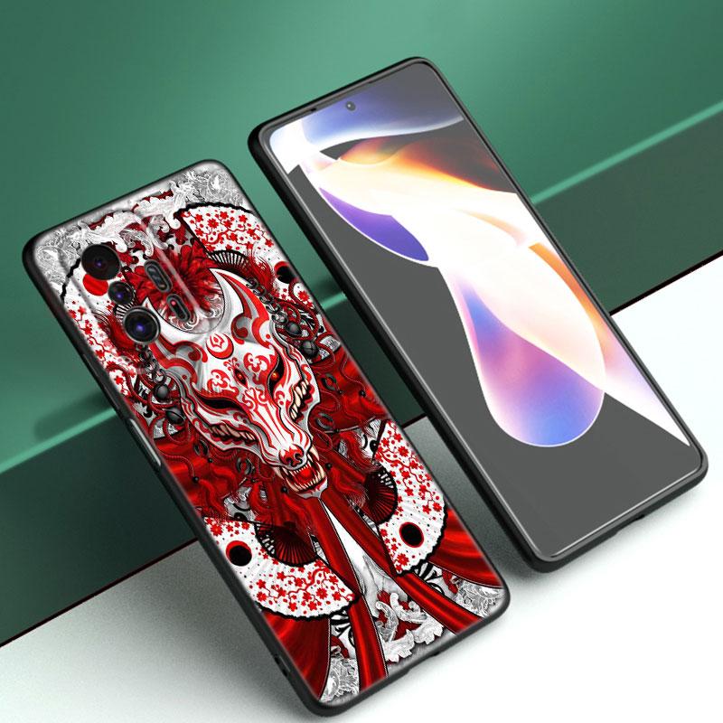 Чехол для телефона с маской самурая Oni для Xiaomi Mi A2 8 9 SE Note 10 10T 11 12 Lite 9T 11T 12S 12T Pro A3 6X 12X, мягкий черный чехол из ТПУ