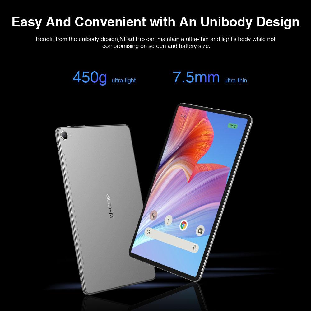 Планшетный компьютер N-one NPad Pro 10,36 дюйма 8 ГБ+128 ГБ Android12 Планшетный компьютер 18 Вт PD Быстрая зарядка