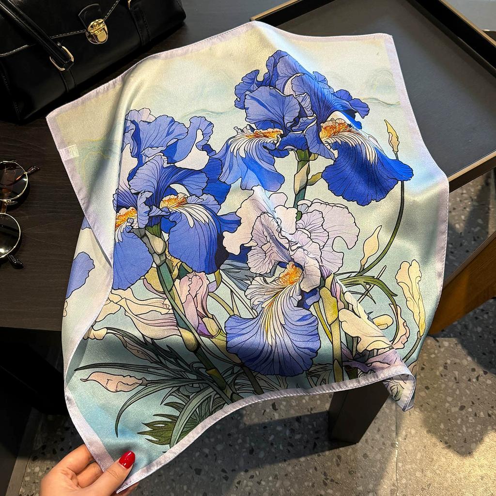 100% натуральный шелковый шарф женский бандана квадратные шарфы шарф платок шелковица мода роскошь высокое качество хиджаб платок женский