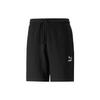 Logo Embroidered Drawstring Straight-Leg Casual Shorts Men Bottoms Black 620402-01