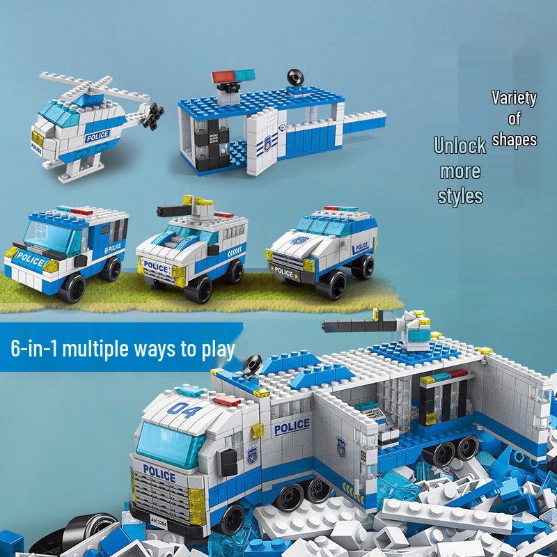 Lele Brothers Space Shuttle Building Blocks: Educational Toy Puzzle for Kids
