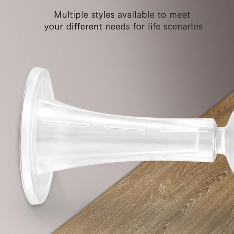 Door Stopper Silicone Mute Self Adhesive Door Bumper Door Suction Door Rear Retainer Wall Protectors Anti-Collision Door Holder