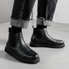 Ботинки Челси Осень/Зима 2025 Новые Ботинки Мартин с низким верхом рукава Британские деловые ботинки 86270-K