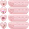 300 Pcs Heart-shaped Jewelry Strange Bag Small Jewelry Transparent Resealable Cute Treat Bags for Business Wedding Birthday Festival Party