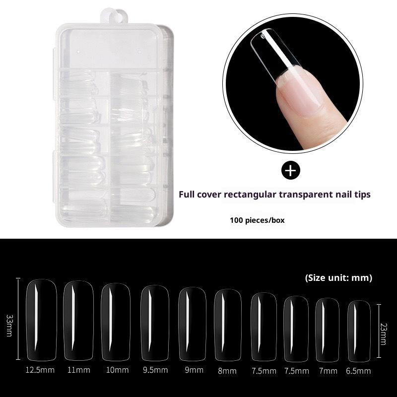 240pcs Sandwich Dual Nail Forms Coffin Nail Molds 15 Sizes Set for Salon Acrylic Gel Extension Manicure Tools