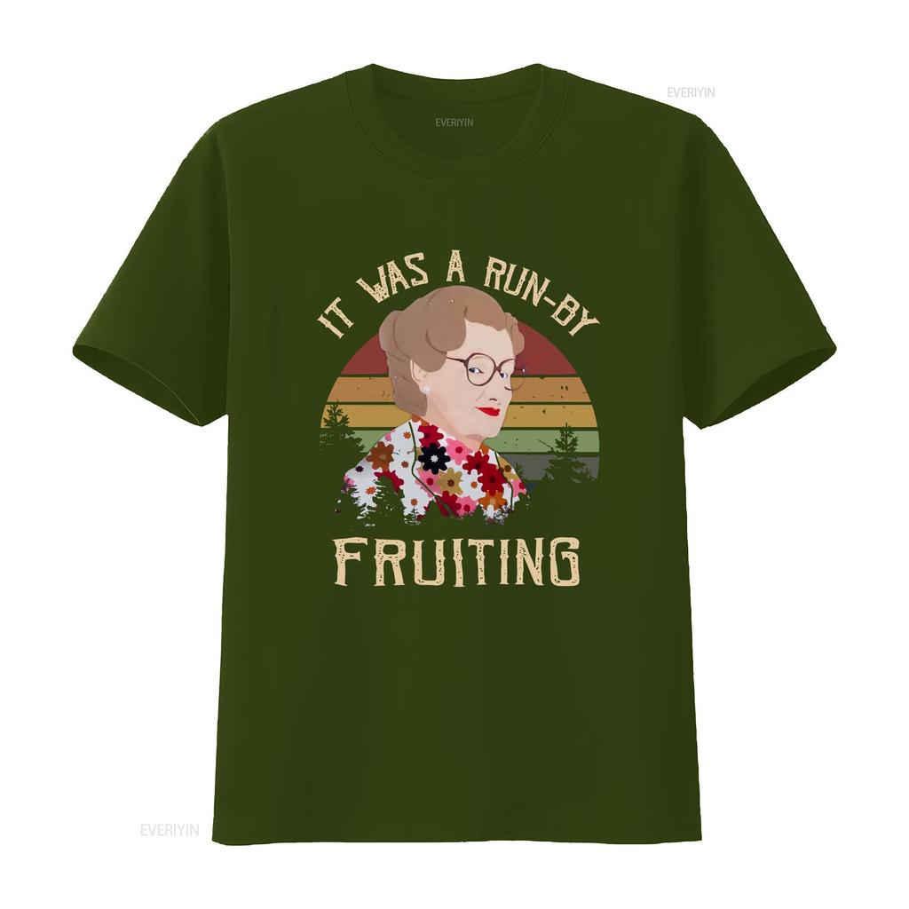 Mrs Doubtfire Euphegenia It was A Run by Tree Vintage T Shirt vintage Washed Casual Soft graphic Stylish Stretched fashion