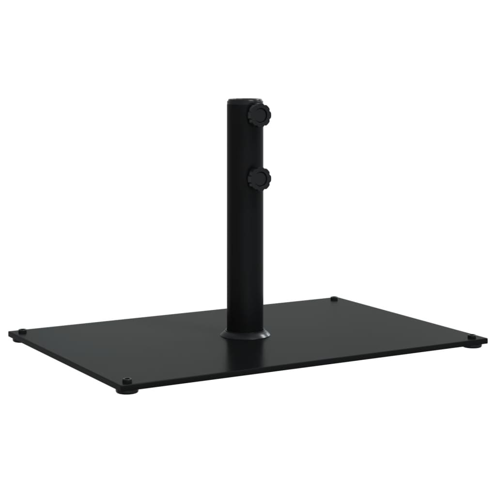Umbrella Base Ø32 38 48 mm Pole 15 kg Rectangular