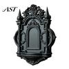 Gothic Home Decor Wall Shelf, Vintage Floating Shelf for Bedroom And Living Room, Matte Black Shelves Decorative Wall-Mounted Display Rack with