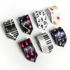 Korean Style Fashionable and Casual 5cm Piano Trendy Tie for Male and Female Students Note Personalized Music Narrow Tie