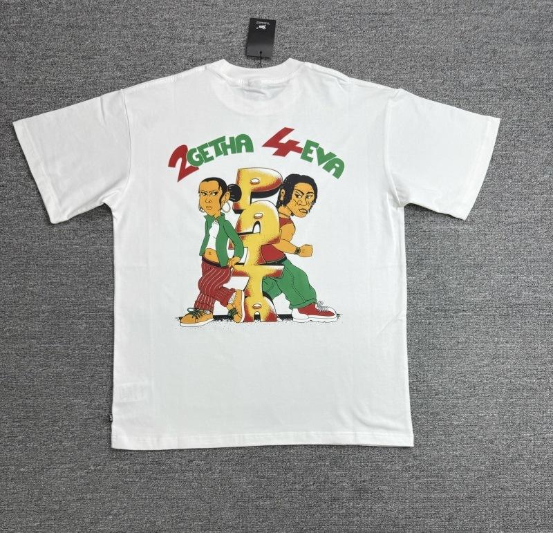 Cross-border trendy brand PATTA European and American street creative fun printing men's and women's casual loose short-sleeved collection T-shirt 