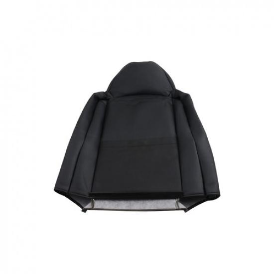 2pcs Bottom & 2pcs Top Lean Back Seat Cover Black for 02-07 Ford F-250 F-350
