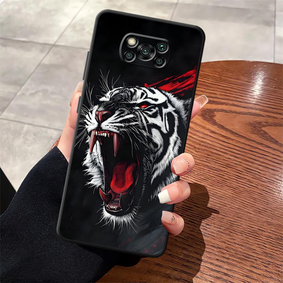 Крутой Мультяшный Волк Чехол для Телефона для Xiaomi Poco F8 M3 M4 M7 C71 C61 F3 M5 C50 X3 X4 X5 X7 Pro C75 F1