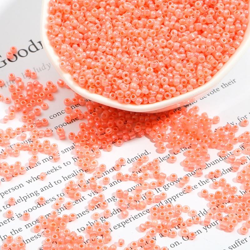 Креативные свободные бусины, сделай сам, изготовление ювелирных изделий, стеклянные бусины, маленькие бусины, 250/500 шт., 2/3 мм, ожерелье, браслет, кулон