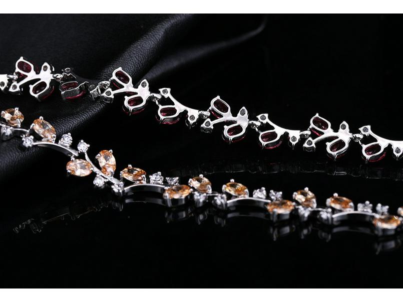 Корейская мода 18K Позолоченный белым золотом циркониевый браслет для женщин