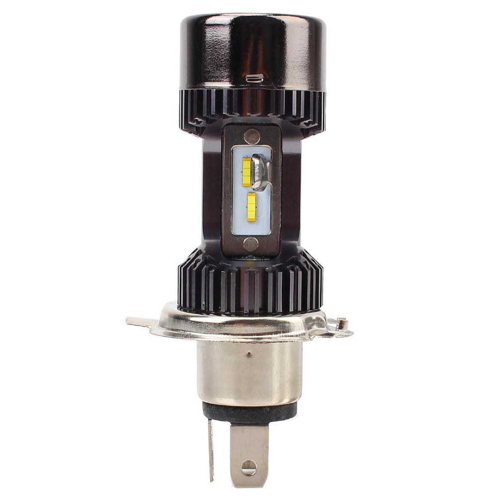 Светодиодная фара для электромотоцикла M8 H4 HS1: Сверхяркий, встроенный 3-контактный, светодиодный свет с широким напряжением 9-48 В