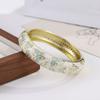 Colorful Vintage Cloisonne Bangle Enamel Women's Hand Bracelet Handicraft Butterfly Bangle  Ladies