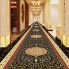 European High End Dining Hall Long Corridor Carpet Commercial Hotel Passageway Carpets Non-slip Home Lobby Carpet Runner Custom