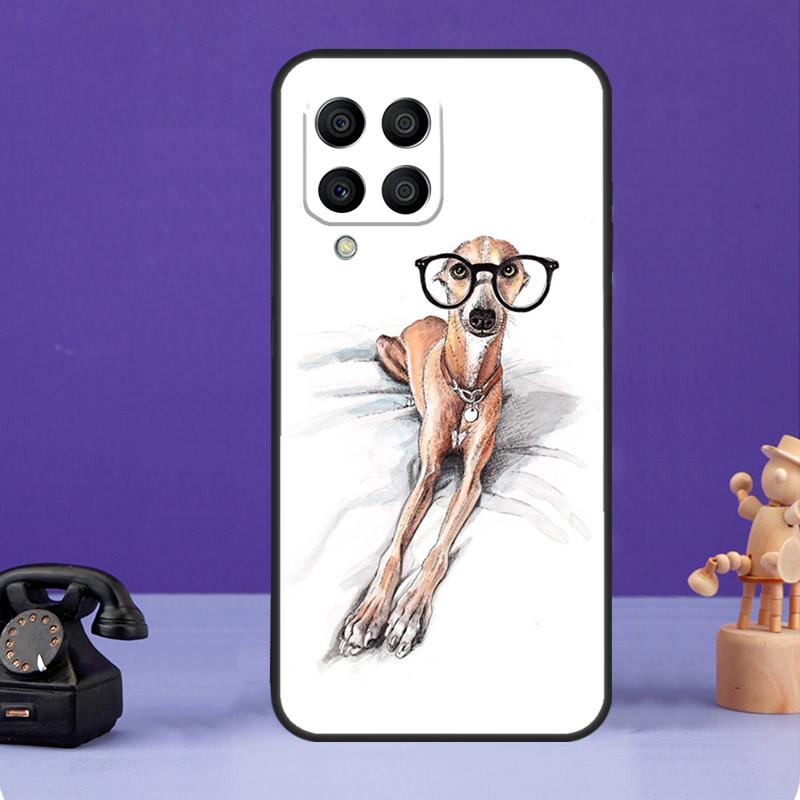 Galgo Greyhound Dog Case For Samsung Galaxy M36 M56 M16 M33 M53 M13 M12 M32 M52 M20 M15 M55 M31 M14 M35 M34 M54