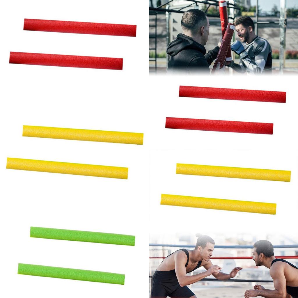 2 Pieces Boxing Training Rods MMA Sticks Equipment Tool Sports Sparring Foam Target