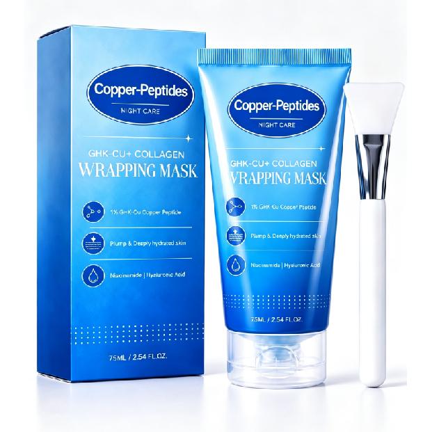 Copper-Peptides Nighttime Rejuvenating Facial Mask with Niacinamide & Hyaluronic Acid 75ml