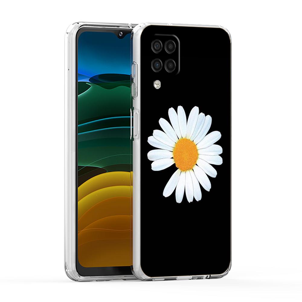 Модный прозрачный чехол для телефона Samsung Galaxy A13 A22 A52S A52 A72 A51 A71 A41 A31 A21 5G с изображением свежего маленького цветка ромашки