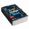 Кожаный дневник «Благодарный великий благословенный» с печатными пустыми страницами, дневник для личного и офисного использования. Пустой дневник-планировщик — 7 x 5 дюймов