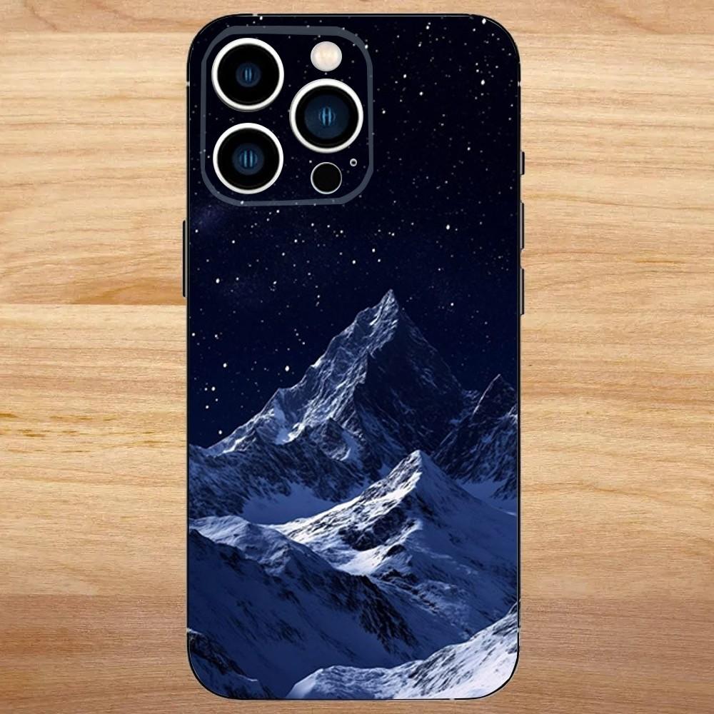 Эверест мир первая Чехол для телефона для iPhone 16,15,14,13,12,11,Mini,Pro,SE,MAX Белый Матовый Ударопрочный Чехол