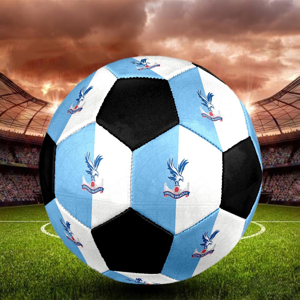Crystal Palace F.C Soccer Ball Colorful All Ages Machine Stitched PVC Competition Ready Durable High-Bounce.SIZE5