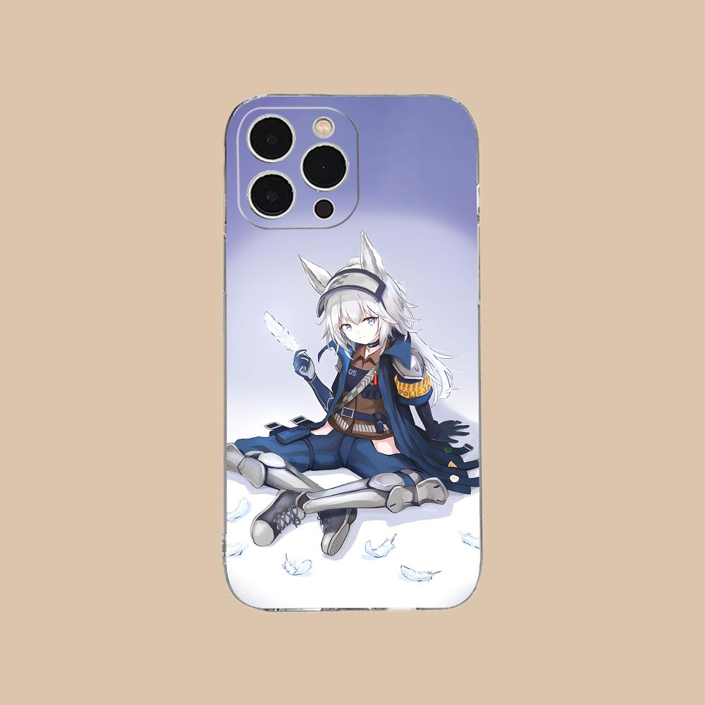 Arknights Grani Прозрачный ТПУ чехол для мобильного телефона iPhone 17 16 15 14 13 12 11 X XR XS Air Pro Max Plus Mini Цветной чехол